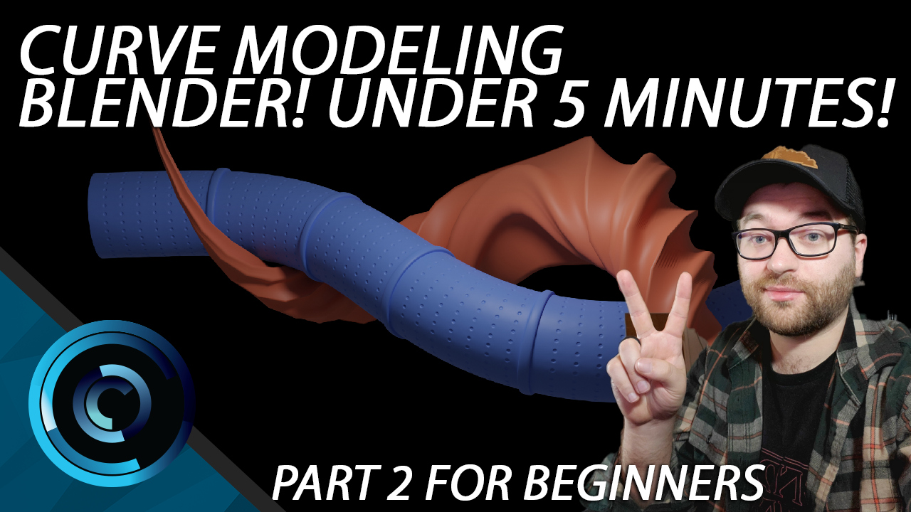 Curve Modeling Blender! Under 5 Minutes